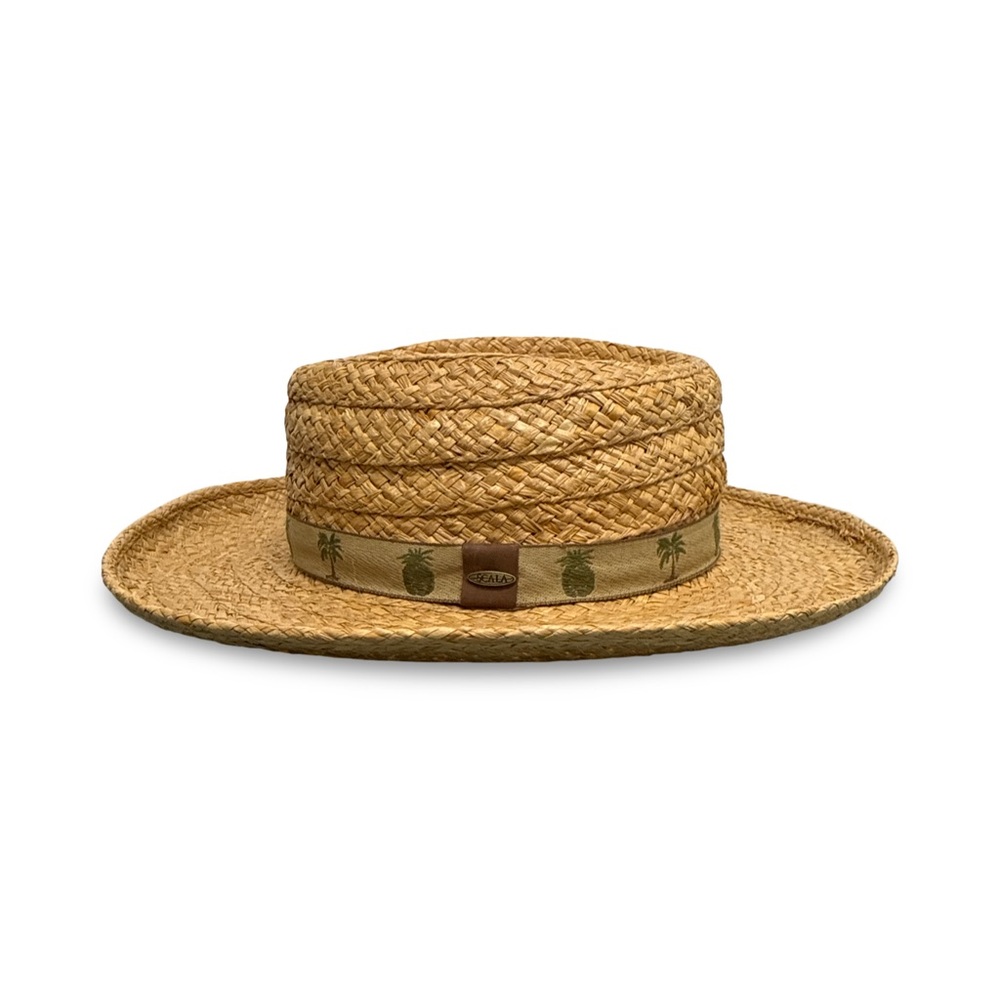 Scala Authentic Pro Series Tan Straw Hat Men’s S/M